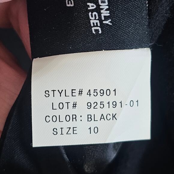 DKNY Black Wool Cashmere Blend Women's Coat, Capsule Classic Professional - Picture 5 of 8